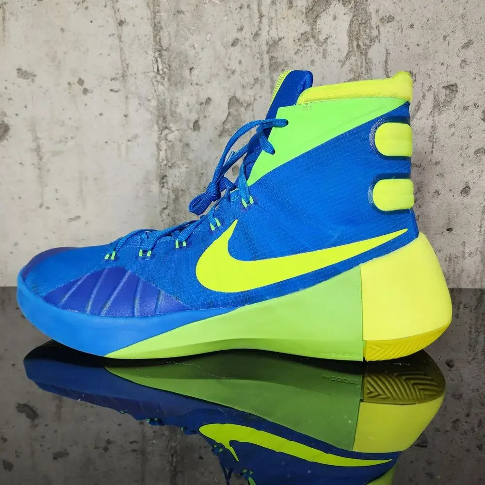 MSRP $140 Nike Hyperdunk 2015 Sprite Soar Volt Green Size 14 Men’s - Picture 1 of 7